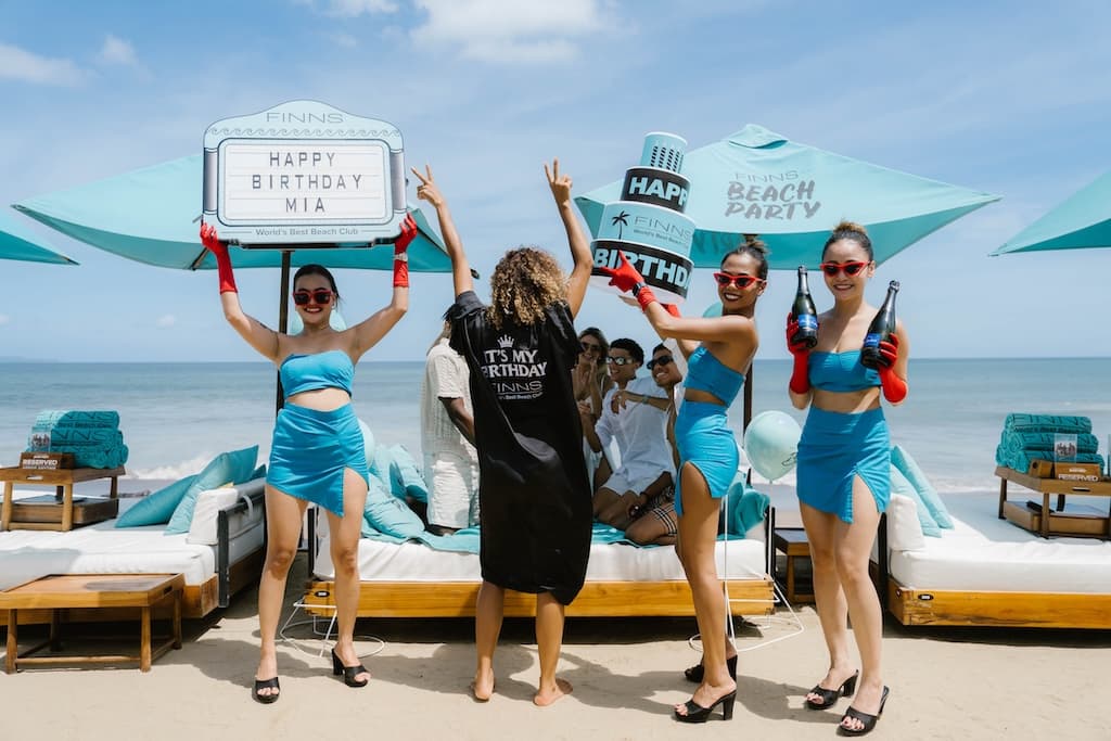 FINNS Beach Club Bali Birthday Party